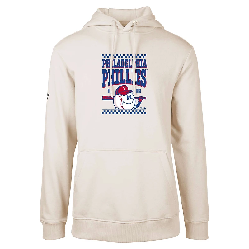 Sweat à capuche inaugural Philadelphia Phillies Podium Cream Levelwear pour homme