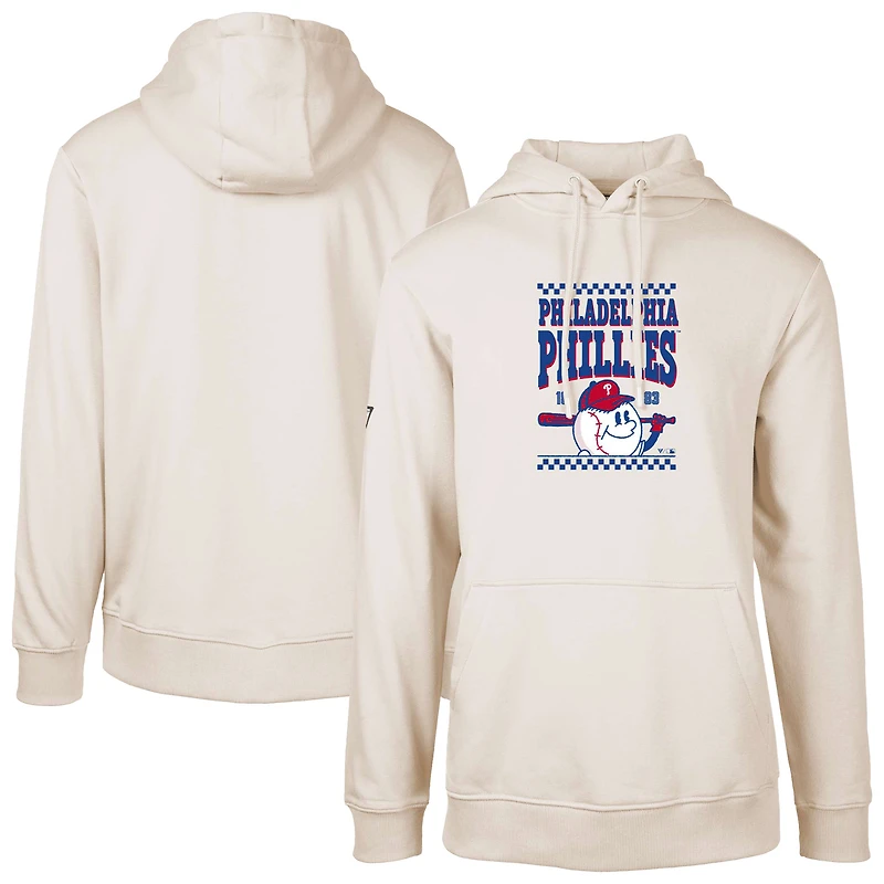 Sweat à capuche inaugural Philadelphia Phillies Podium Cream Levelwear pour homme