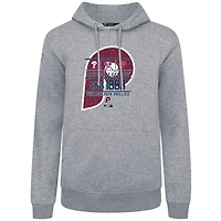 Sweat à capuche gris effet vieilli Podium Acumen pour homme de la collection Cooperstown des Philadelphia Phillies Levelwear