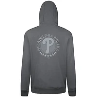 Men's Levelwear Gray Philadelphia Phillies Podium Valiant Pullover Hoodie