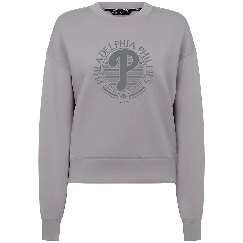 Men's Levelwear Gray Philadelphia Phillies Sponge Pullover Sweatshirt