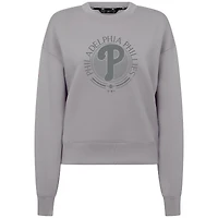 Men's Levelwear Gray Philadelphia Phillies Sponge Pullover Sweatshirt