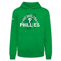 Men's Levelwear Philadelphia Phillies St. Patrick's Day Podium Shamrock Pullover Hoodie