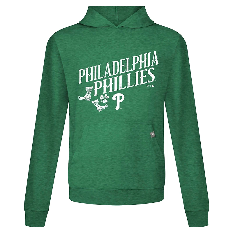 Sweat à capuche manches longues pour homme Levelwear Green Philadelphia Phillies St. Patrick's Day Relay Boots