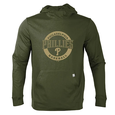 Men's Levelwear  Green Philadelphia Phillies Thrive Pullover Hoodie