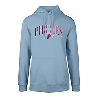 Sweat à capuche rétro bleu clair pour homme de la collection Cooperstown Podium des Philadelphia Phillies