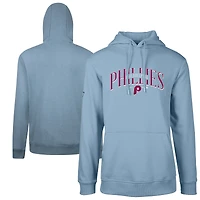 Sweat à capuche rétro bleu clair pour homme de la collection Cooperstown Podium des Philadelphia Phillies