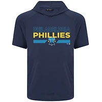 T-shirt à capuche bleu marine pour homme Levelwear des Philadelphia Phillies City Connect Phase No Hitter