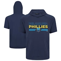 T-shirt à capuche bleu marine pour homme Levelwear des Philadelphia Phillies City Connect Phase No Hitter
