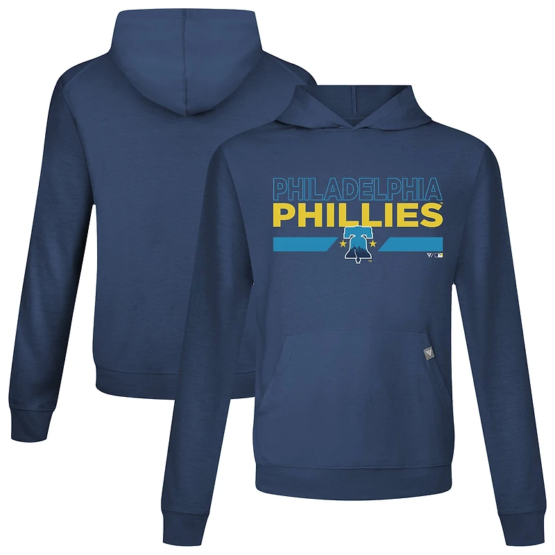 Sweat à capuche bleu marine pour homme Levelwear Philadelphia Phillies City Connect Relay No Hitter