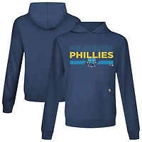 Sweat à capuche bleu marine pour homme Levelwear Philadelphia Phillies City Connect Relay No Hitter