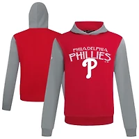 Men's Levelwear Red Philadelphia Phillies Accolade Ultimate Mission Pullover Hoodie