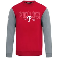 Sweat-shirt rouge Levelwear pour homme, Accolade Ultimate Textbook des Philadelphia Phillies