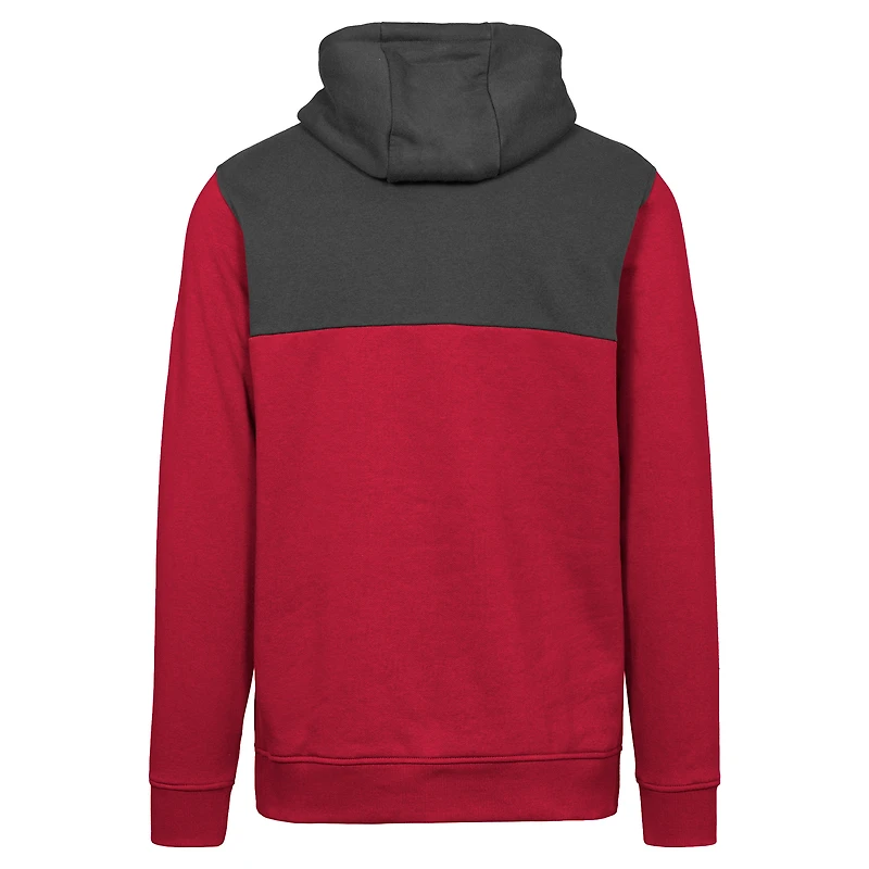 Sweat à capuche rouge Philadelphia Phillies Chicane Insignia 2.0 pour homme Levelwear fermeture éclair quart de tour