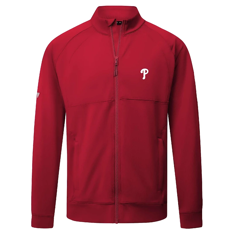 Men's Levelwear Red Philadelphia Phillies Form Insignia 2.0 Full-Zip Jacket