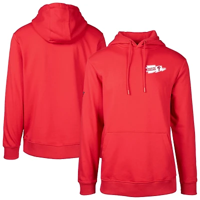 Sweat à capuche rouge Philadelphia Phillies Podium Rafters pour homme Levelwear