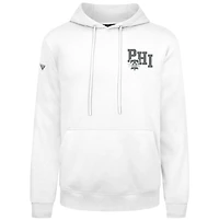 Sweat à capuche blanc Levelwear Podium Grain pour homme, motif Philadelphia Phillies