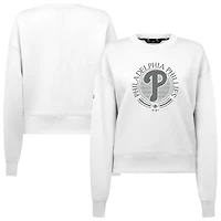 Men's Levelwear White Philadelphia Phillies Sponge Pullover Sweatshirt