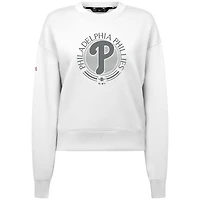 Men's Levelwear White Philadelphia Phillies Sponge Pullover Sweatshirt