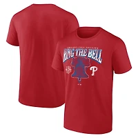 T-shirt homme rouge à logo des Phillies de Philadelphie