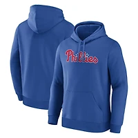 Men's Logo Athletic Royal Philadelphia Phillies Wordmark Hoodie