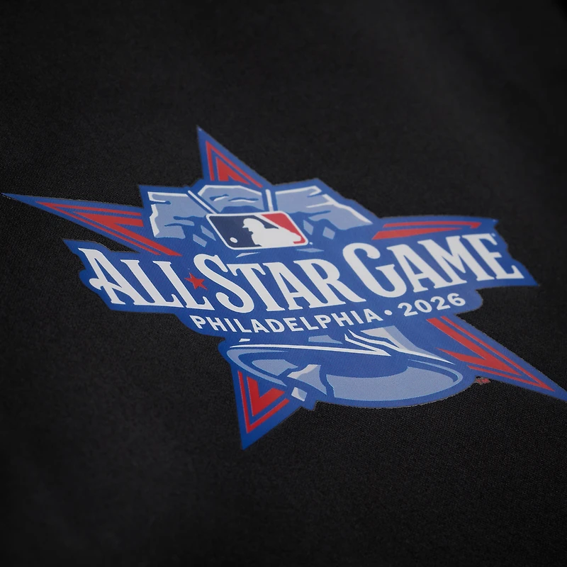 Men's Mitchell & Ness Black Philadelphia Phillies 2026 MLB All-Star Game Phanatic Satin Full-Snap Jacket