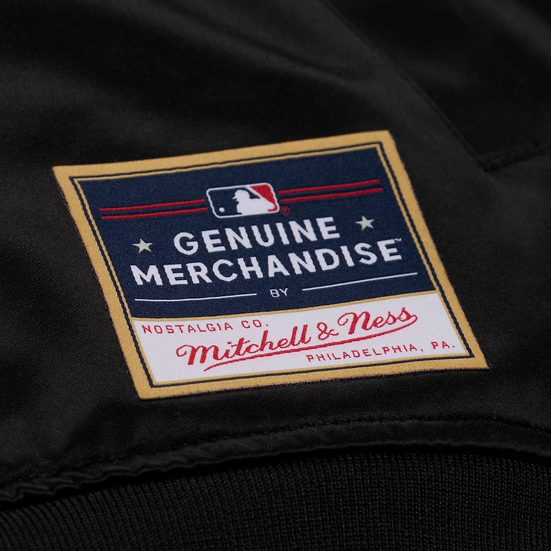 Men's Mitchell & Ness Black Philadelphia Phillies 2026 MLB All-Star Game Phanatic Satin Full-Snap Jacket