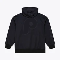 Men's Mitchell & Ness Black Philadelphia Phillies Phantom Fleece Hoodie