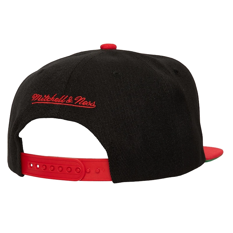 Casquette snapback noire Rise Up des Philadelphia Phillies de Mitchell & Ness pour homme