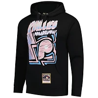 Sweat à capuche noir pour homme Mitchell & Ness Philadelphia Phillies Sidewalk Sketch
