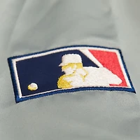 Men's Mitchell & Ness Burgundy/Gray Philadelphia Phillies Cooperstown Collection Team Origins Satin Full-Snap Jacket