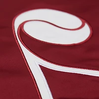 Men's Mitchell & Ness Burgundy/Gray Philadelphia Phillies Cooperstown Collection Team Origins Satin Full-Snap Jacket