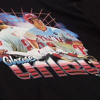 Men's Mitchell & Ness Chase Utley Black Philadelphia Phillies Legendary Collage Player T-Shirt