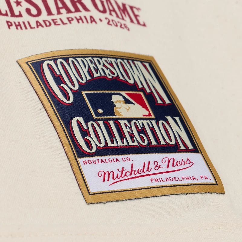 Men's Mitchell & Ness Cream Philadelphia Phillies 2026 MLB All-Star Game Phanatic T-Shirt
