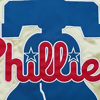 Veste légère en satin entièrement zippée Mitchell & Ness Gold Philadelphia Phillies OG 2.0 pour hommes