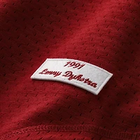 Maillot d'entraînement authentique Mitchell & Ness Lenny Dykstra rouge écarlate des Phillies de Philadelphie pour homme