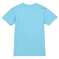 Men's Mitchell & Ness Light Blue Philadelphia Phillies Cooperstown Collection Team Logo T-Shirt