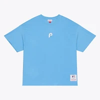 Men's Mitchell & Ness Light Blue Philadelphia Phillies Insignia Premium T-Shirt