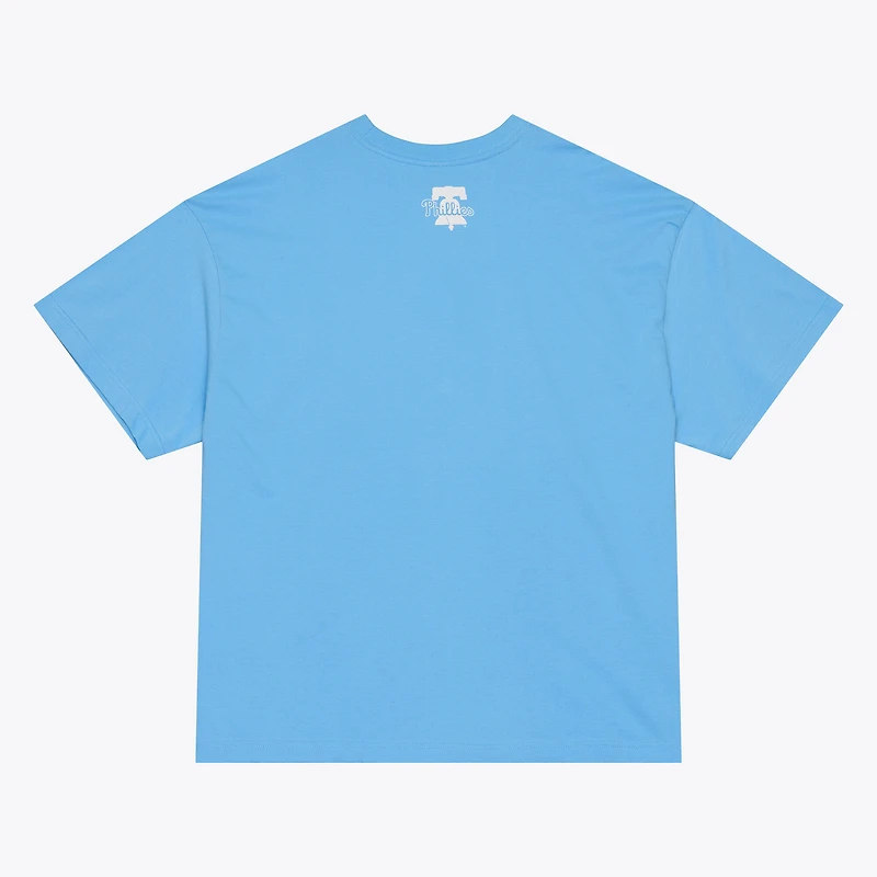 Men's Mitchell & Ness Light Blue Philadelphia Phillies Insignia Premium T-Shirt