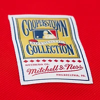 Men's Mitchell & Ness Ryan Howard Red Philadelphia Phillies Big Tall Cooperstown Mesh Batting Practice Jersey