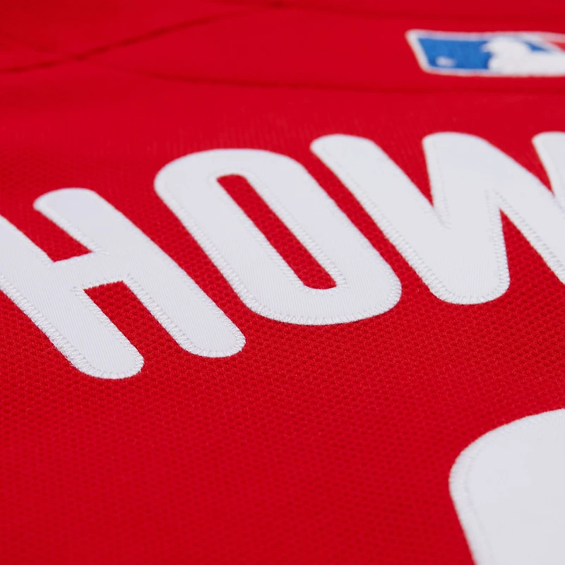 Men's Mitchell & Ness Ryan Howard Red Philadelphia Phillies Big Tall Cooperstown Mesh Batting Practice Jersey