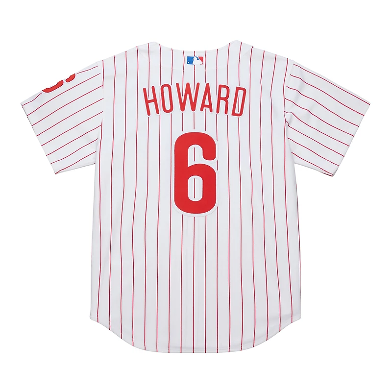 Maillot authentique blanc Mitchell & Ness Ryan Howard pour homme des Phillies de Philadelphie, collection Cooperstown