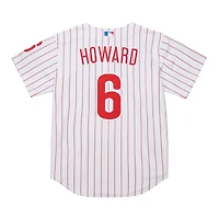 Maillot authentique blanc Mitchell & Ness Ryan Howard pour homme des Phillies de Philadelphie, collection Cooperstown