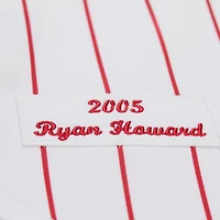 Men's Mitchell & Ness Ryan Howard White Philadelphia Phillies Cooperstown Collection Authentic Jersey