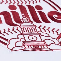 Men's Mitchell & Ness  White Philadelphia Phillies Cooperstown Collection Fleece Hoodie