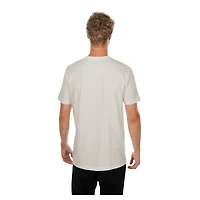 T-shirt floqué beige New Era Philadelphia Phillies Lifestyle pour homme, avec blason.