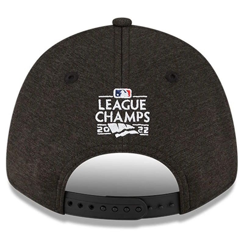 Casquette ajustable 9FORTY Snapback Locker Room des Phillies de Philadelphie 2022 pour homme New Era, noire