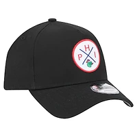 Men's New Era Black Philadelphia Phillies 9FORTY A-Frame Adjustable Hat