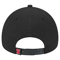Men's New Era Black Philadelphia Phillies 9FORTY A-Frame Adjustable Hat