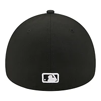 Men's New Era  Black Philadelphia Phillies A-Frame 59FORTY Fitted Hat